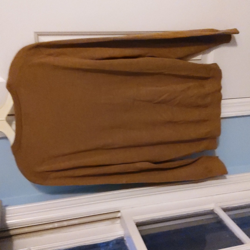 J. CREW💥Nwot💥Caramel V-Neck Sweater - Picture 5 of 6